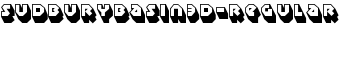 SudburyBasin3D-Regular font