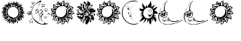 SunandMoon font