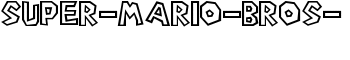 download Super-Mario-Bros- font