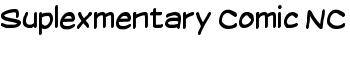 Suplexmentary Comic NC font