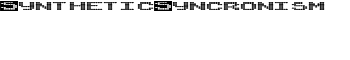 SyntheticSyncronism font