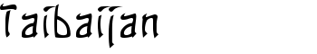 download Taibaijan font