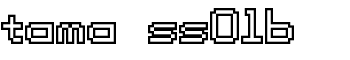 tama ss01b font