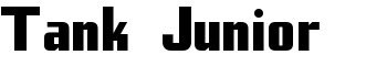 download Tank Junior font