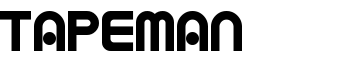 TAPEMAN font