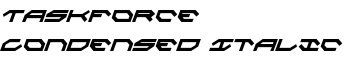 download Taskforce Condensed Italic font