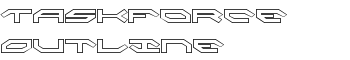 Taskforce Outline font