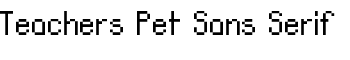 Teachers Pet Sans Serif font
