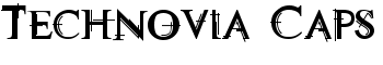 download Technovia Caps font