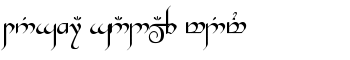 Tengwar Gandalf Medium font