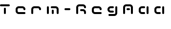 Term-RegAaa font