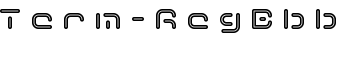 Term-RegBbb font