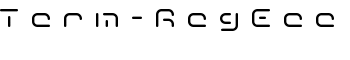 Term-RegEee font