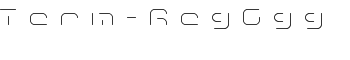 Term-RegGgg font