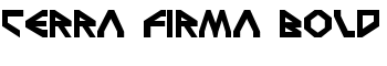 Terra Firma Bold font