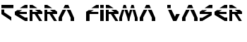 Terra Firma Laser font