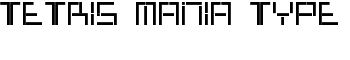 download Tetris Mania Type font
