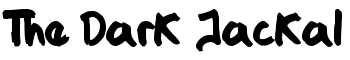 The Dark Jackal font