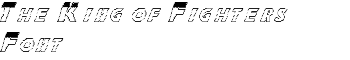 The King of Fighters Font font