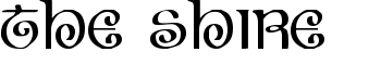 The Shire font