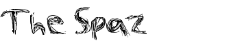 The Spaz font