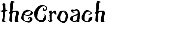 download theCroach font