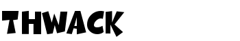 download Thwack font