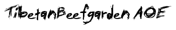 TibetanBeefgarden AOE font