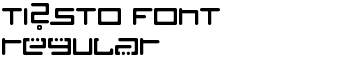 download TiÃ«sto Font Regular font