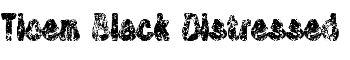 Tioem Black Distressed font