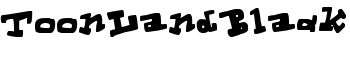 ToonLandBlack font