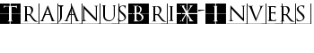 TrajanusBriX-Invers font