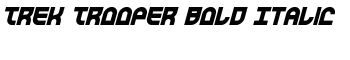 Trek Trooper Bold Italic font