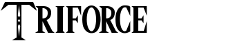 Triforce font