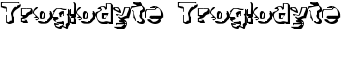 Troglodyte Troglodyte font