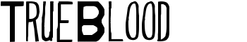 TrueBlood font