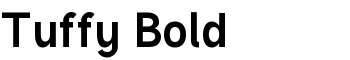 Tuffy Bold font