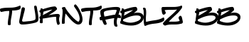 Turntablz BB font