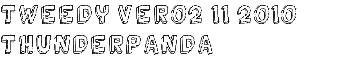 Tweedy ver02 11 2010 thunderpanda font