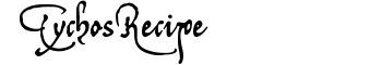 download TychosRecipe font