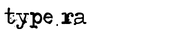 type ra font