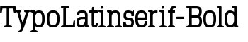 download TypoLatinserif-Bold font