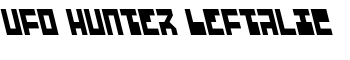 UFO Hunter Leftalic font