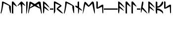 Ultima-Runes----ALL-CAPS font