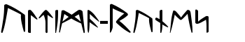 Ultima-Runes font