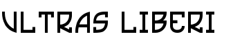 Ultras Liberi font