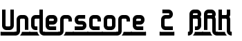 download Underscore 2 BRK font