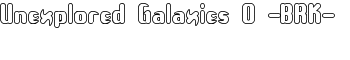 download Unexplored Galaxies O -BRK- font