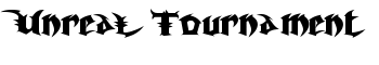 Unreal Tournament font