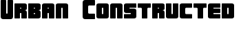Urban Constructed font